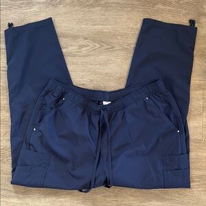Easy stretch navy scrub bottoms